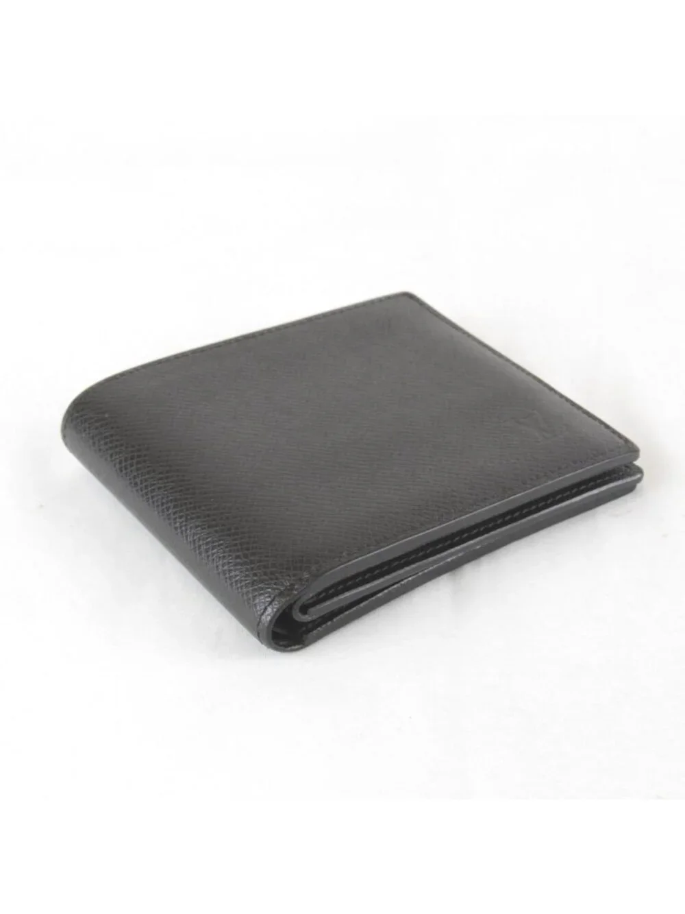 Louis Vuitton Price Portefeuille Americano NM Box Bifold Wallet Taiga Black